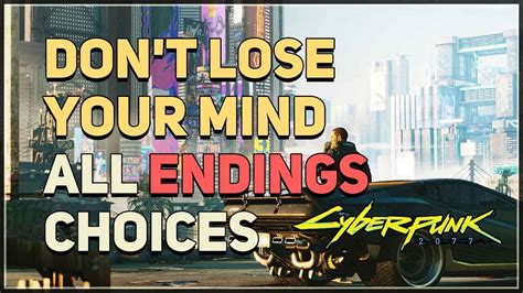 don't lose your mind cyberpunk